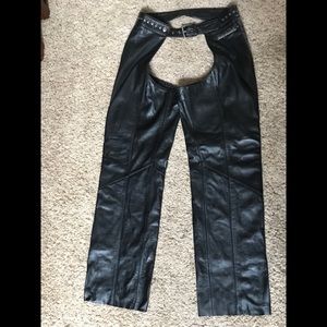 Harley-Davidson Women’s Leather Chaps-Size M EUC